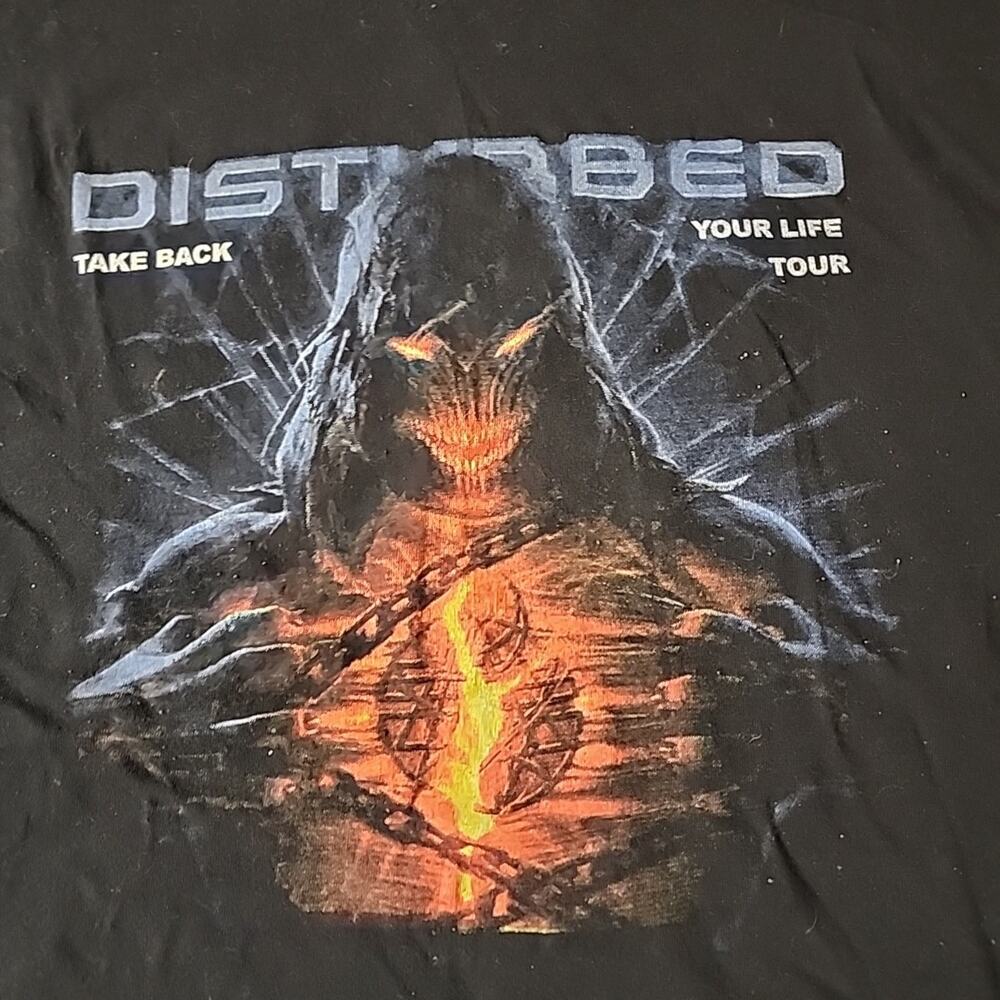 Disturbed "Take Back Your Life" Tour Concert t-shirt Size XL - Picture 2 of 5
